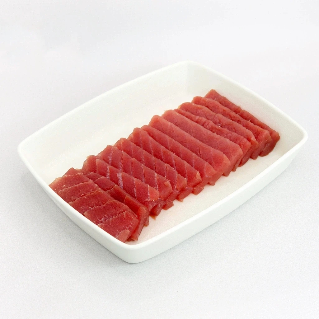 Fresh tuna slices