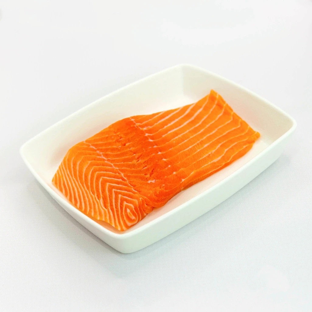 Fresh salmon steak