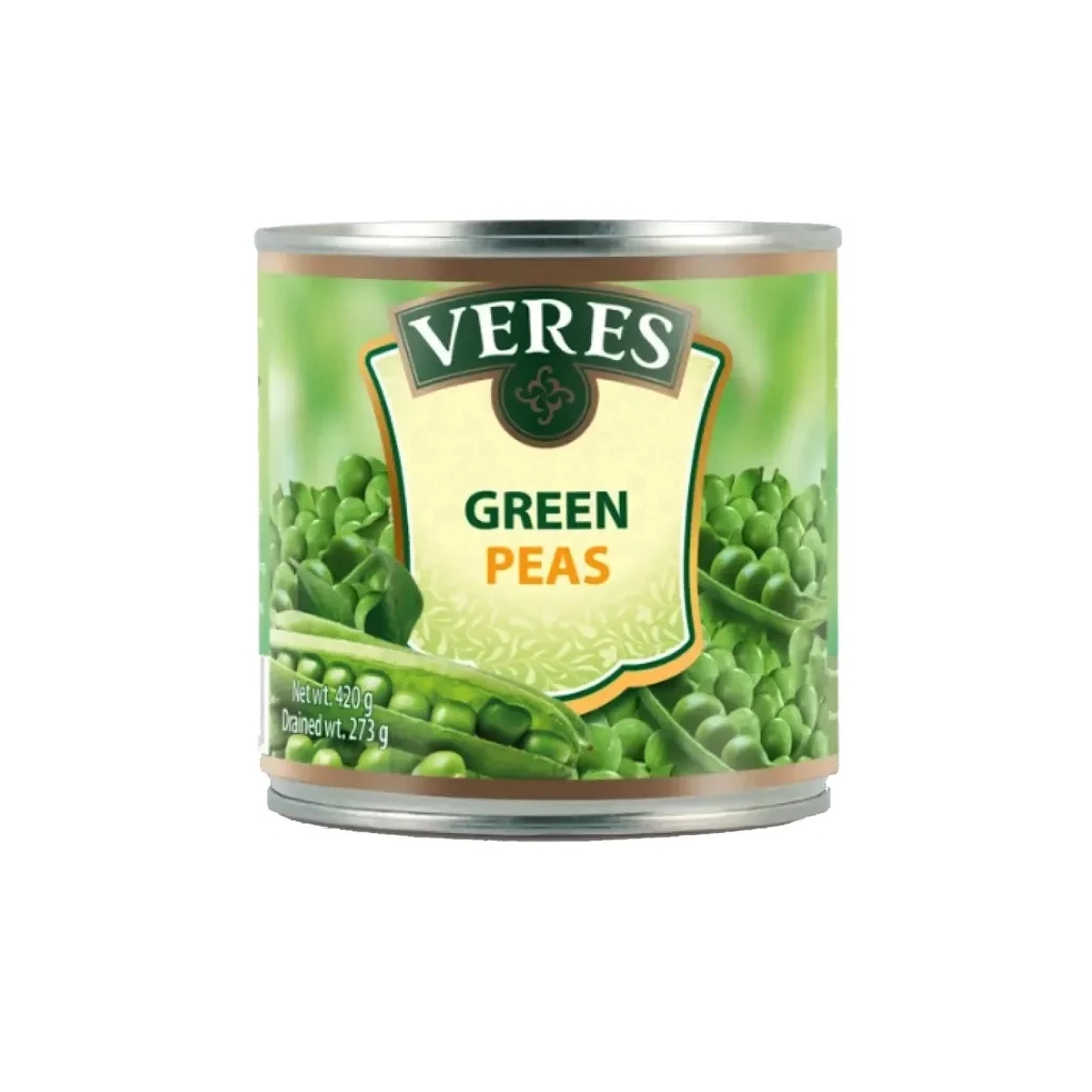 VERES GREEN PEAS TIN CAN 420G