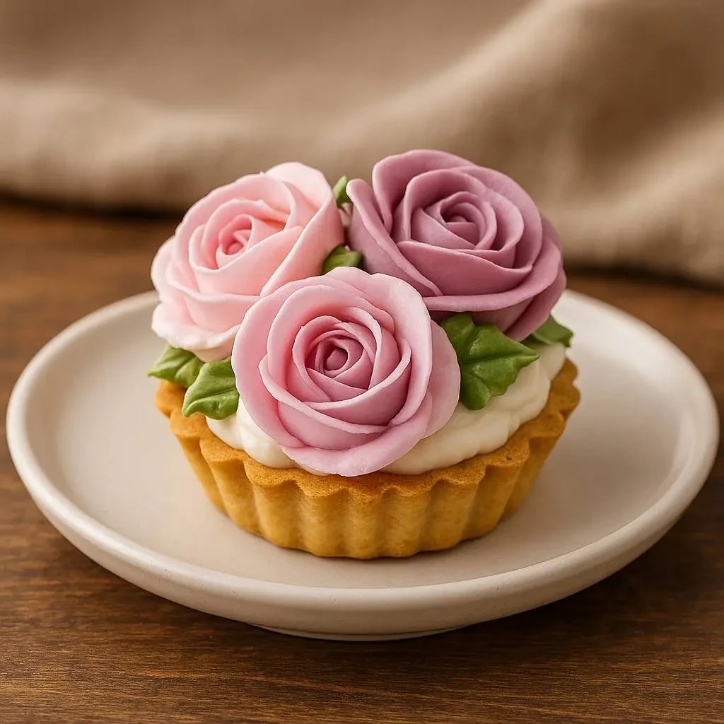 Short bread buskets (flower)