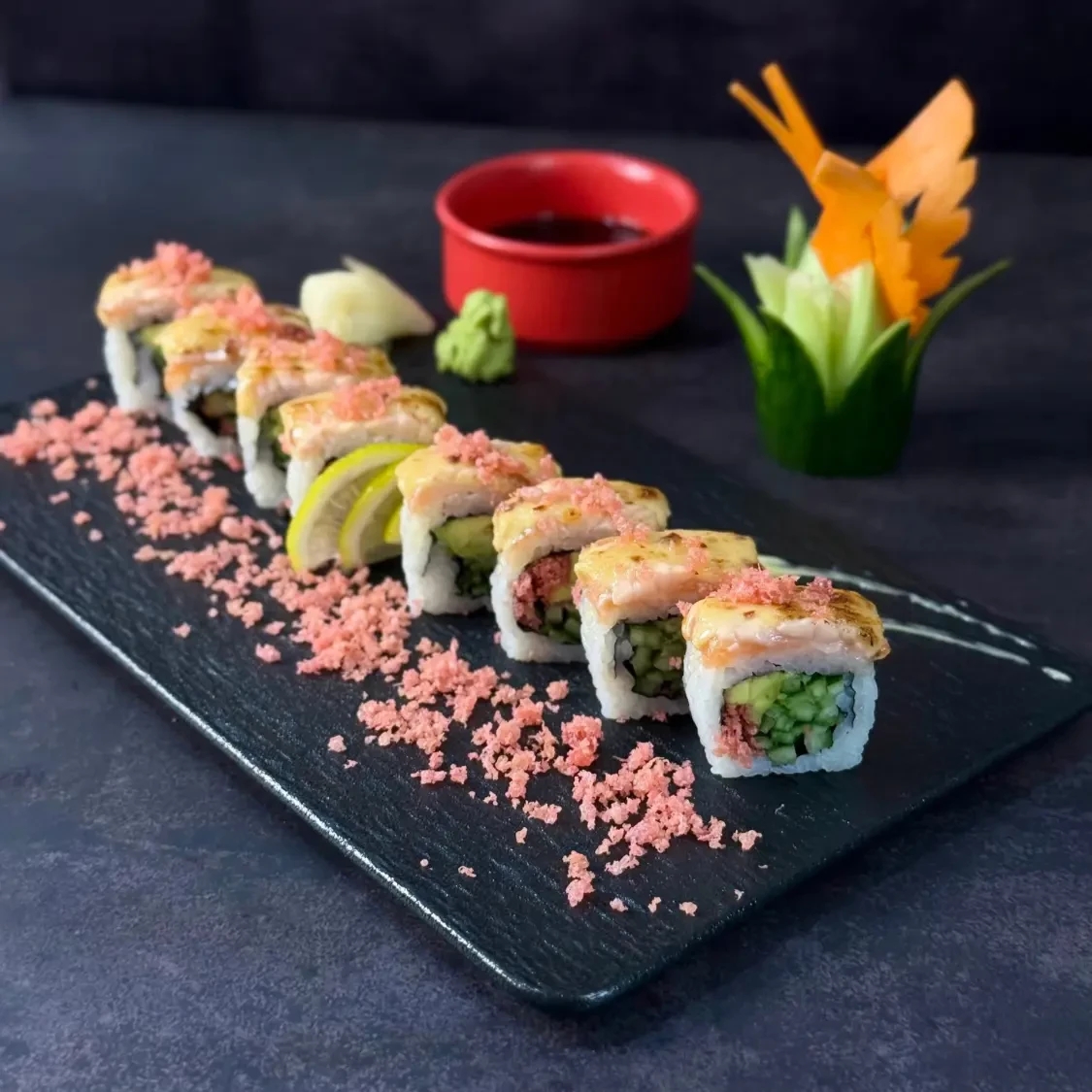 Salmon Torched Roll
